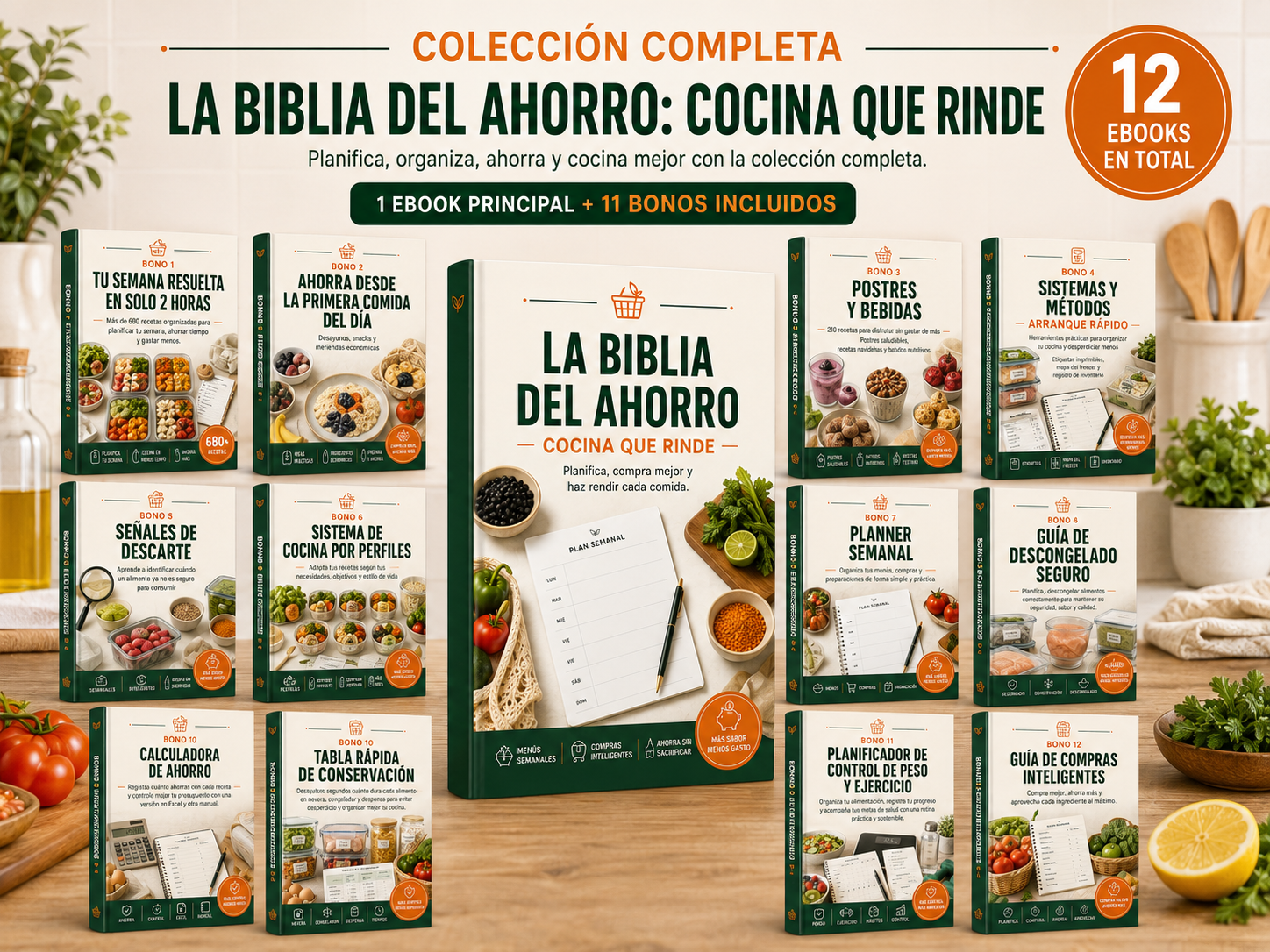 LA BIBLIA DEL AHORRO: COCINA QUE RINDE + 11 BONOS EXCLUSIVOS GRATIS MX | NO SE TRATA SOLO DE RECETAS. ES UN SISTEMA PRÁCTICO PARA ORGANIZAR TUS COMIDAS, COMPRAR MEJOR, DESPERDICIAR MENOS Y HACER RENDIR MÁS TU DINERO CADA SEMANA.