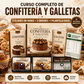 CURSO COMPLETO DE CONFITERÍA Y GALLETAS | 3 CLASES EN VIDEO + 2 EBOOKS + 1 PLANTILLA EXCEL